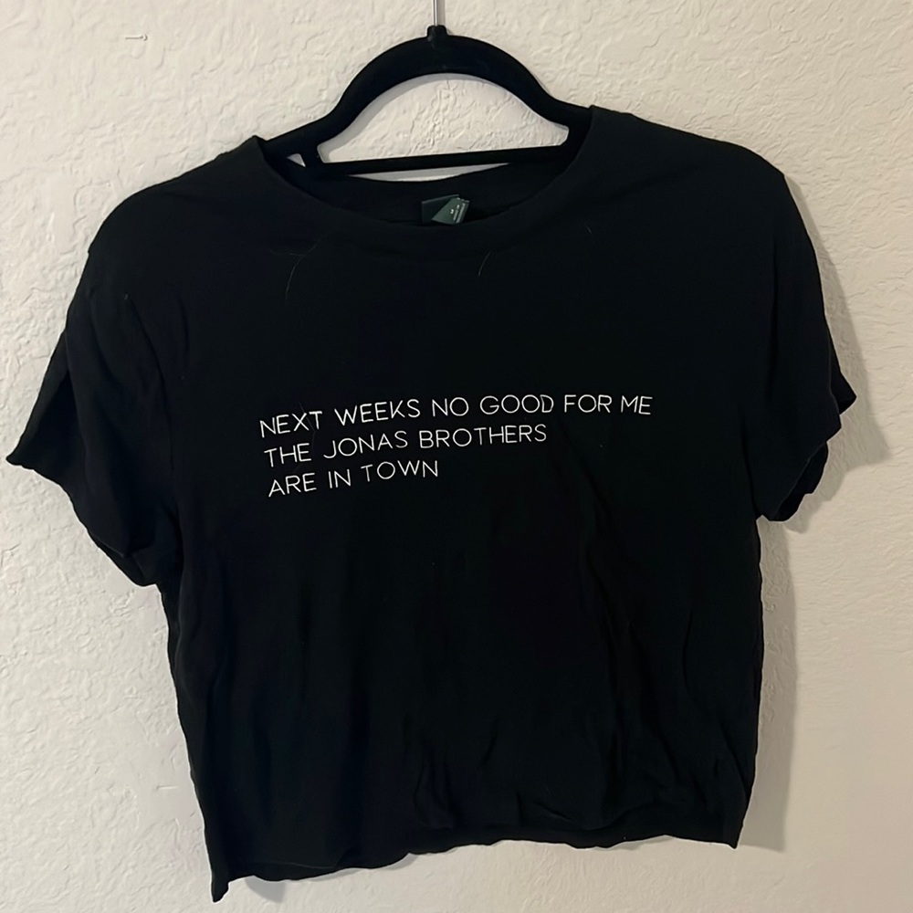 Jonas Brothers - Black T shirt